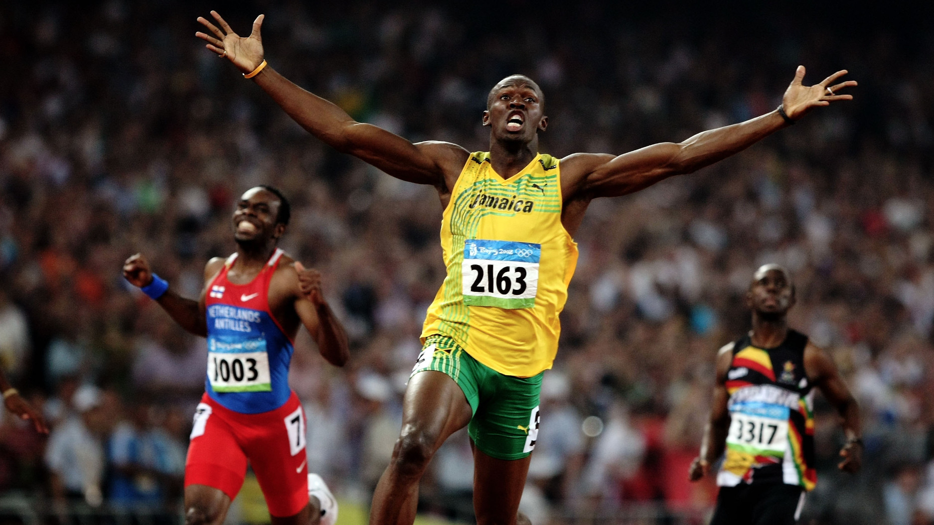 Usain Bolt Di Olimpiade Beijing 2008 usain-bolt-di-olimpiade-beijing-2008